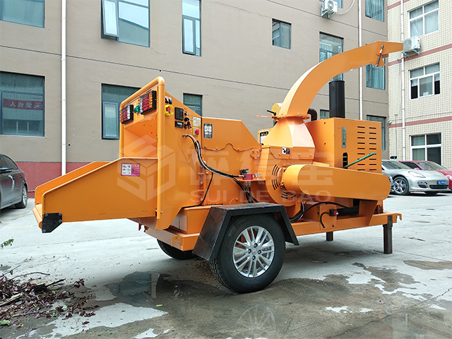 修剪后的園林綠化廢棄物可以用樹枝粉碎機(jī)處